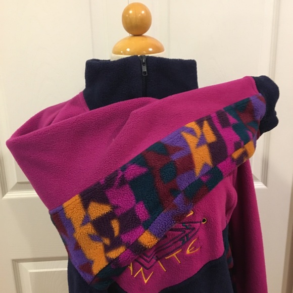 Vintage Redd Granite Tribal Aztec 1/4 Zip Pullover - Picture 2 of 9